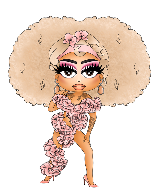 Colour Me Queen Nikita Iman Sticker